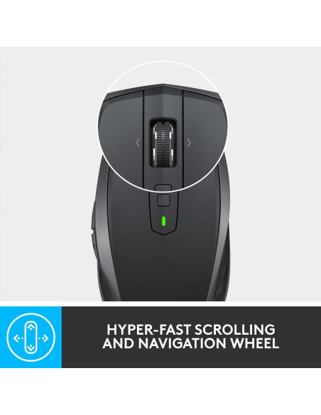 Ratón Inalámbrico Bluetooth Logitech MX Anywhere 2S - Grafito Ratón Inalámbrico Bluetooth Logitech MX Anywhere 2S - Grafito