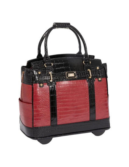 Bolsa de Laptop Rodante JKM & Company Rojo/Negro 40.6x25.4x40.6 cm Bolsa de Laptop Rodante JKM & Company Rojo/Negro 40.6x25.4x40.6 cm