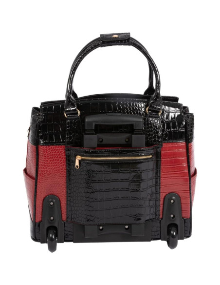Bolsa de Laptop Rodante JKM & Company Rojo/Negro 40.6x25.4x40.6 cm Bolsa de Laptop Rodante JKM & Company Rojo/Negro 40.6x25.4x40.6 cm
