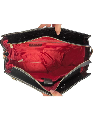 Bolsa de Laptop Rodante JKM & Company Rojo/Negro 40.6x25.4x40.6 cm