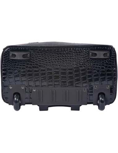 Bolsa de Laptop Rodante JKM & Company Rojo/Negro 40.6x25.4x40.6 cm