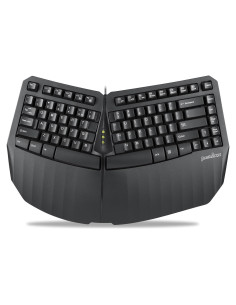 Teclado Ergonómico Compacto Perixx PERIBOARD-413B USB - Negro