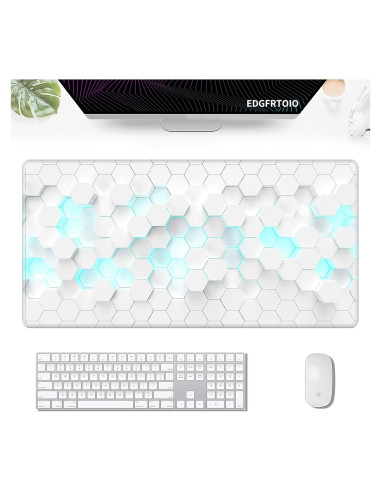 Alfombrilla de Ratón Grande EDGFRTOIO 80x40 cm Antideslizante