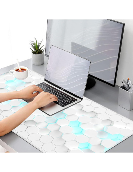 Alfombrilla de Ratón Grande EDGFRTOIO 80x40 cm Antideslizante