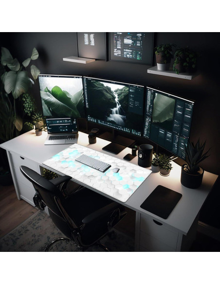 Alfombrilla de Ratón Grande EDGFRTOIO 80x40 cm Antideslizante