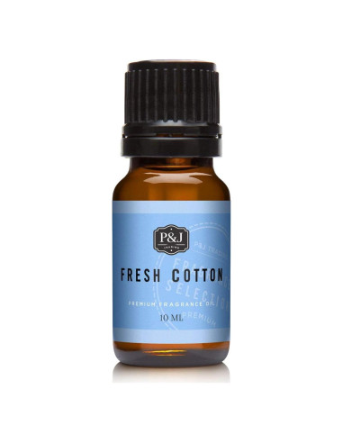 Aceite Aromático P&J Trading Algodón Fresco 10ml - Ideal para Velas y Jabones