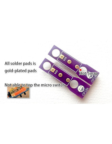 Kit PCB Hot-Swap para Ratones Hokeyio OP18K OP1w4K - Sin Soldadura
