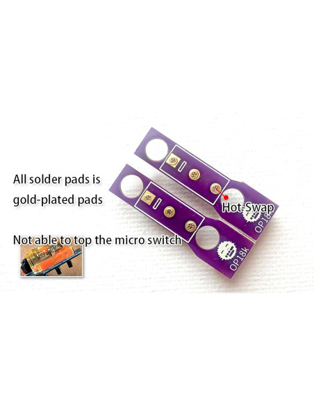 Kit PCB Hot-Swap para Ratones Hokeyio OP18K OP1w4K - Sin Soldadura