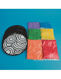 Kit de Arte en Arena de Terciopelo S&S Worldwide - 24 Mandalas 2