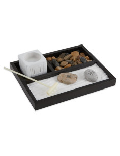 Kit de Jardín Zen Decorativo Zingz & Thingz de Madera 17.78 cm