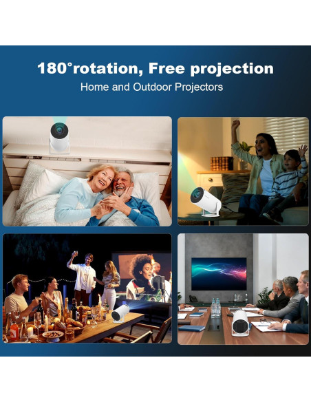 Mini Proyector ENUOSUMA HY300 Pro 4K 1080P WiFi 5G Bluetooth