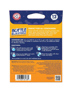 Tabletas de Limpieza Arm & Hammer Bottle Blasterz - 12 Unidades 2
