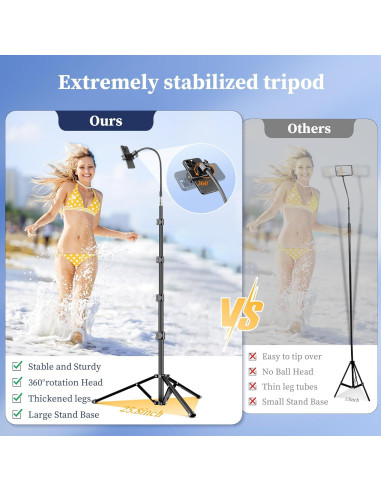 Trípode Flexible Victiv P70-35RG 223 cm con Control Remoto