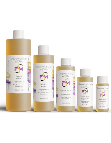 Aceite Corporal Perfume Ámbar Egipcio J & TC 3x10ml