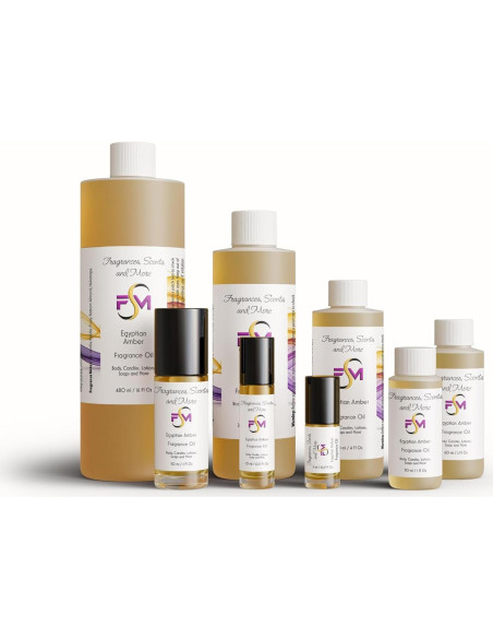 Aceite Corporal Perfume Ámbar Egipcio J & TC 3x10ml