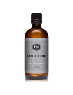 Aceite Aromático P&J Trading Regaliz Negro 100ml - Fragancia para Velas y Jabones
