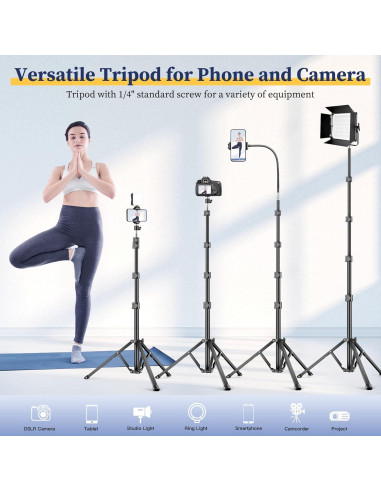 Trípode Flexible Victiv P70-35RG 223 cm con Control Remoto