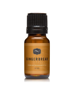 Aceite Aromático P&J Trading Pan de Jengibre 10ml - Fragancia para Velas y Jabones