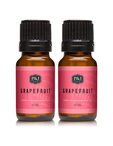 Aceite de Fragancia P&J Trading Pomelo 10ml 2pk - Aromas para Velas y Jabón