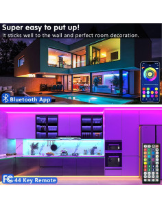 Tira de Luz LED RGB Keepsmile 40m Control Bluetooth 2