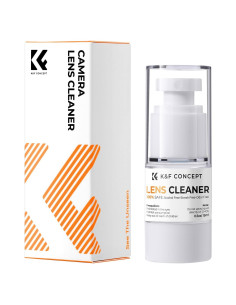 Kit de Limpieza de Lentes K&F Concept - Spray y Paños Microfibra