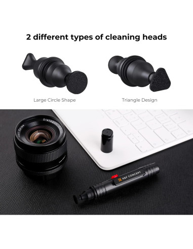 Bolígrafo de limpieza K&F Concept para lentes de cámaras y ópticas