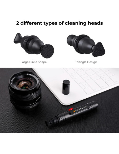 Bolígrafo de limpieza K&F Concept para lentes de cámaras y ópticas