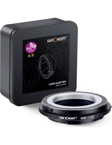 Adaptador de Montura K&F Concept M39 a Montura L Manual
