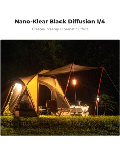 Filtro de Difusión Negra 1/4 K&F Concept 55mm para Fotografía 2