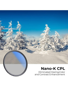 Filtro Polarizador Circular K&F Concept 58mm Ultra Delgado 2