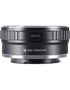 Adaptador K&F Concept OM a Sony E - Enfoque manual, latón y aluminio 2