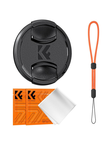 Tapa de Lente 67mm K&F Concept + Correa + Paños de Limpieza Tapa de Lente 67mm K&F Concept + Correa + Paños de Limpieza