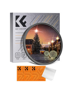 Filtro de Estrella Variable K&F Concept 58mm - Vidrio Óptico 18 Capas