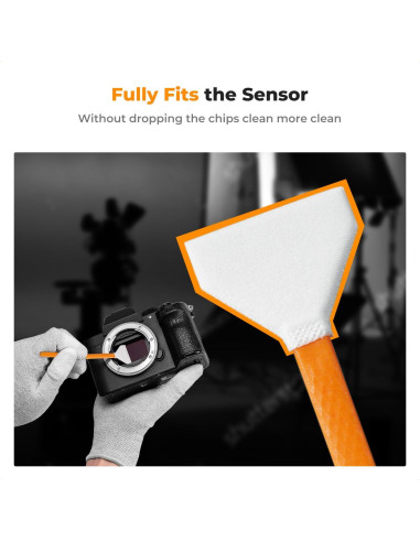 Bastones de Limpieza para Sensores K&F Concept 24mm - 20 Piezas