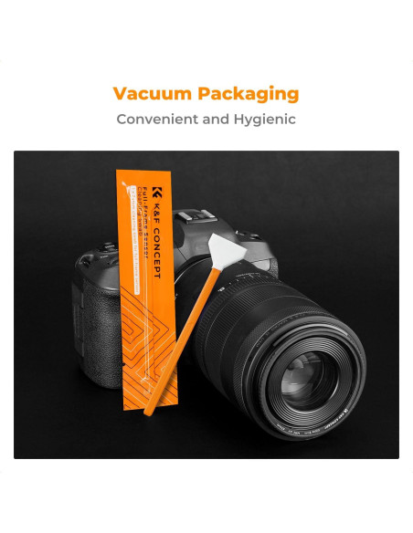 Bastones de Limpieza para Sensores K&F Concept 24mm - 20 Piezas