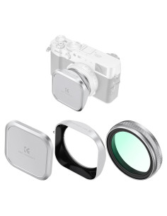 Kit de Filtro UV K&F Concept para Fujifilm X100 - Plateado