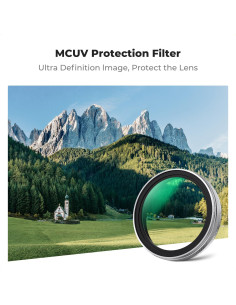Kit de Filtro UV K&F Concept para Fujifilm X100 - Plateado 2
