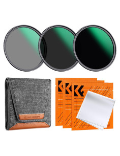 Kit de Filtros ND 77mm K&F Concept Vidrio Óptico Multicapa