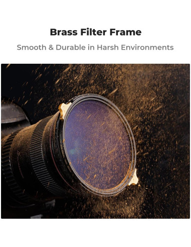 Filtro K&F Concept 77mm ND2-32 y CPL 2 en 1 para cámara