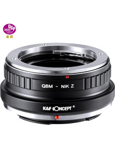 Adaptador de Montura K&F Concept QBM-NIK Z para Lentes Rollei 2