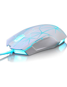 Raton Gamer FIRSTBLOOD AJ52 RGB 7 Botones Ergonomico USB 2