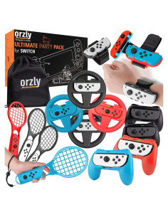 Paquete de Accesorios para Nintendo Switch Orzly 17 Piezas