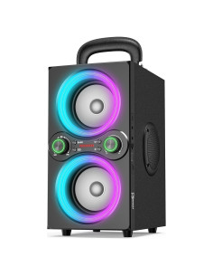 Altavoz Bluetooth Tpyesss BA-02 80W Portátil con Subwoofer