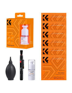 Kit de Limpieza de Lentes K&F Concept 9-en-1 para Cámaras y Móviles