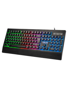 Teclado Ergonómico LED CHONCHOW 104 Teclas RGB para Juegos