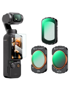 Filtro Magnético K&F Concept ND2-32 y CPL para DJI Osmo Pocket 3
