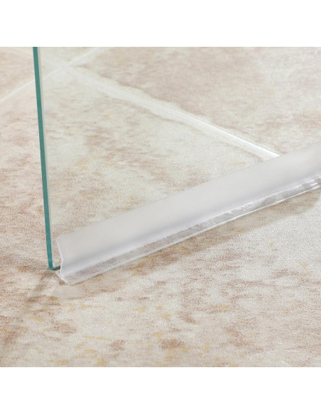 Tira de Sello de Puerta de Ducha Nuanchu 1.85m Transparente - 2 Pcs