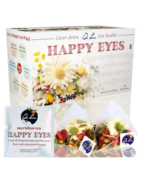 Té de Ojos Felices Dr. Lu 100% Natural 15 Bolsas Detox Té de Ojos Felices Dr. Lu 100% Natural 15 Bolsas Detox