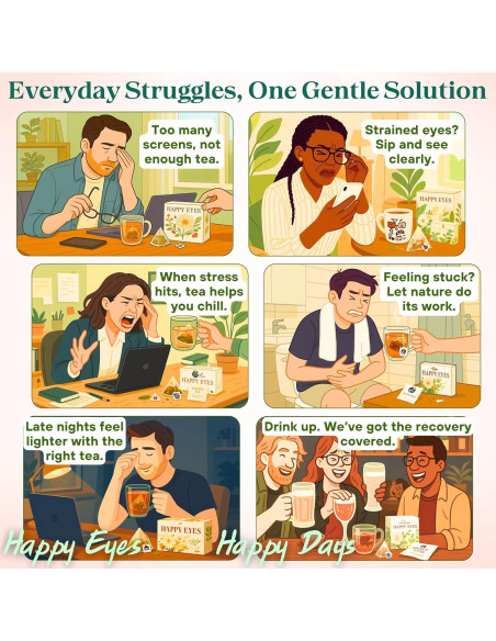 Té de Ojos Felices Dr. Lu 100% Natural 15 Bolsas Detox Té de Ojos Felices Dr. Lu 100% Natural 15 Bolsas Detox