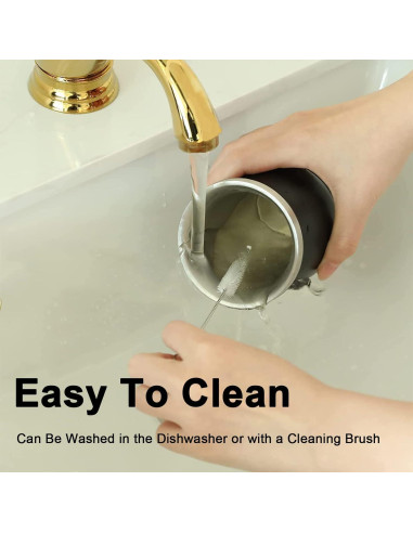 Juego de Taza de Yerba Mate ABM&Y con 2 Pajillas y Cepillo